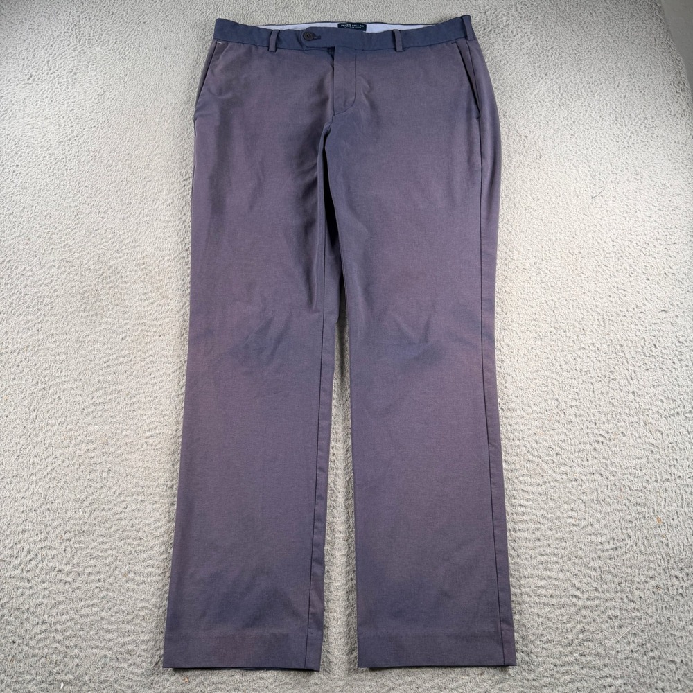 Peter Millar Pants Surge Mens 34x29 Navy Blue Performance Golf Tailored Fit